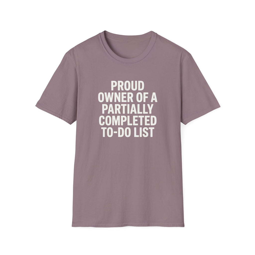 To Do List T-Shirt