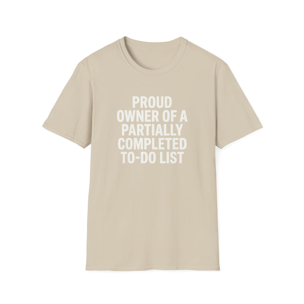 To Do List T-Shirt