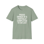 To Do List T-Shirt